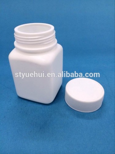PE medicine bottle 70ml / Pharmaceutical square bottle / tablet bottle