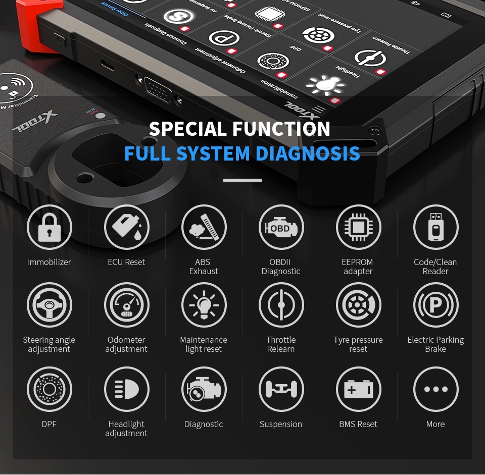 Original XTOOL X100 PAD 2 Wifi Key Programmer Special Functions Expert Update Version of X100 PAD2 Pro Auto OBD Diagnostic