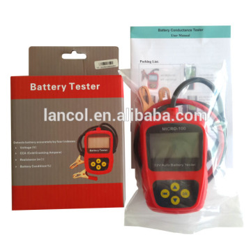 Car Battery Tester MICRO-100/Digital battery tester/12V battery load tester