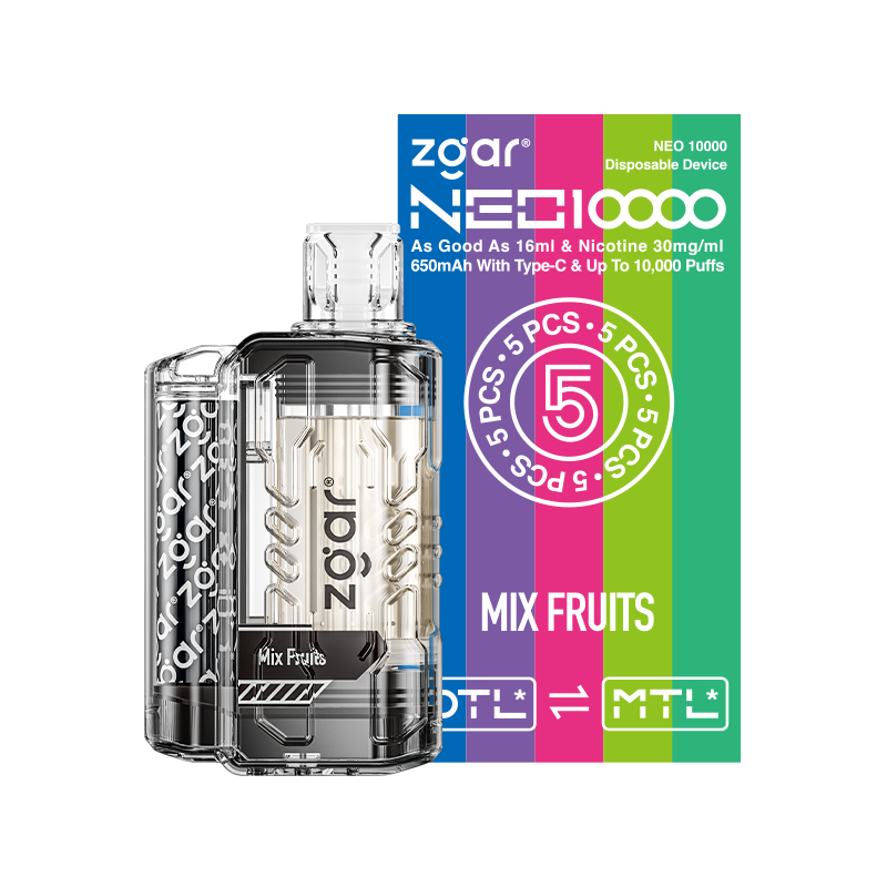 Zgar Neo 10000 Puffs Mix Fruits