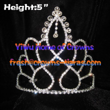 5in Clear Diamond Pageant Crowns