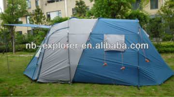 Large family tunnel camping tent