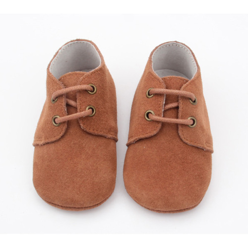 Wholesale Kids Baby Boy Shoes Soft Leather Oxfords Infant Shoes