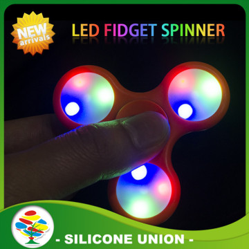 Glow in the dark abs LED fidget spinner
