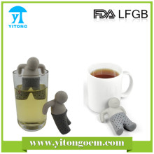 Colorful wholesale LFGB standard silicone tea bag squeezer
