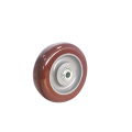 Roda PU Caster Merah