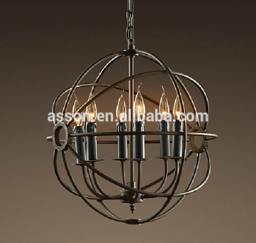 Industrial Candle Pendant Lamp