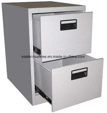 Powder Coating Cheap Storng Two Drawer Metal Steel Filing Cabinet