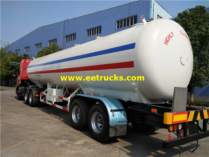 25 Ton ASME LPG Trailer Tanks