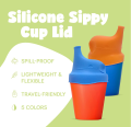 Couvercles de tasse de silicone personnalisées de silicone