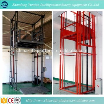 CE Hydraulic lead rail cargo lift