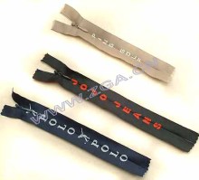 Invisible Zipper With Trademarks