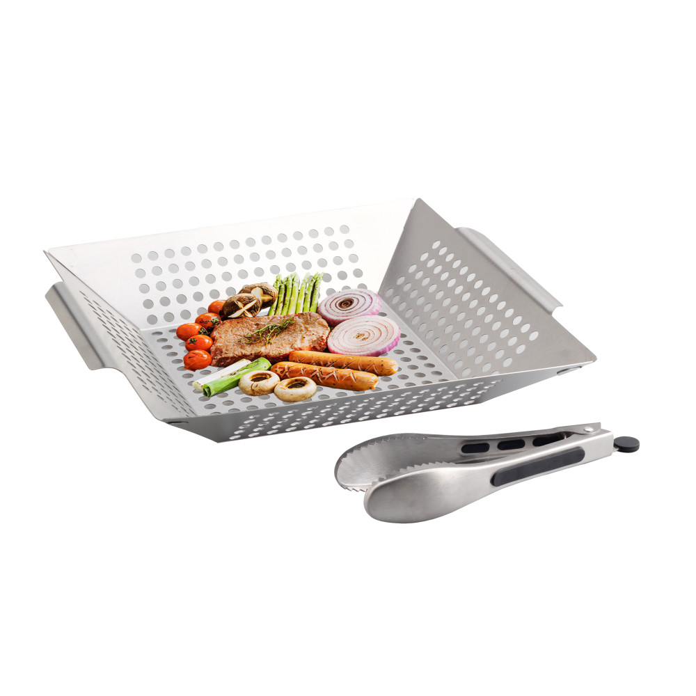 Tainless Steel Vegetable Grill Basket 11