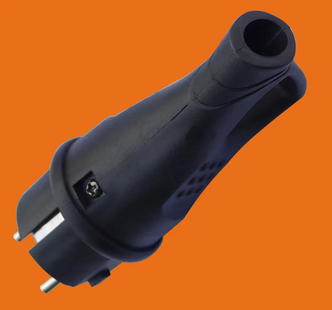 German Standard French European Standard Waterproof Extension Wiring with Handle Plug