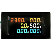 100A Digital Ammeter, Voltmeter, Power Meter with Frequency Measurement