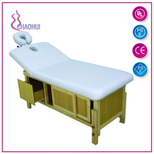 Wielofunkcyjny drewniany stół do masażu