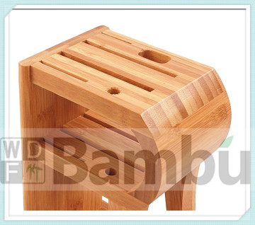 New Product for 2014 Bamboo Knife Storage Block/Holder/Rack
