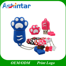 USB Disk Cat Paw USB Memory Stick Cartoon PVC USB Flash Drive