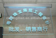 acrylic led logo/ sign display, acrylic wall plexiglass logo/ sign