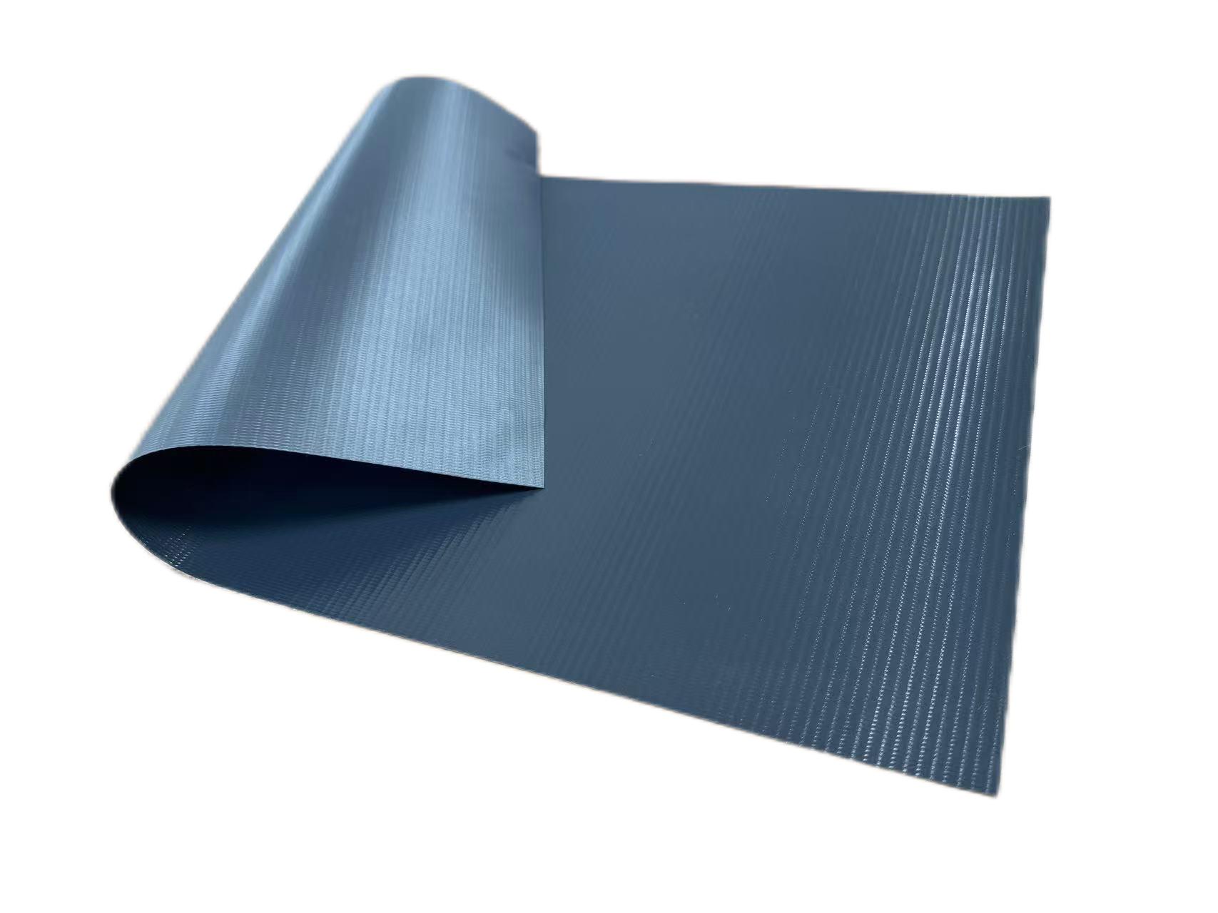 500GSM Grey PVC Plain Tarpaulin для промышленного использования