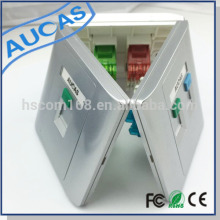 Taiwan manufacturer RJ45 cat6 keystone jack face plate like amp rj45 faceplate