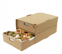 Retail Shop Shelf Ready Tray Packaging Paper Display Box Folding Corrugated Cardboard Carton Up Display Box