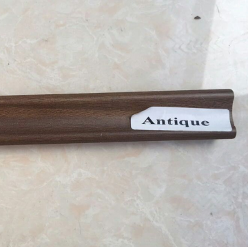 Hot pressing concave moulding coated by melamine