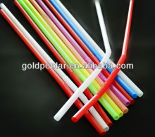 multi-coloured extra long bendable drinking straw