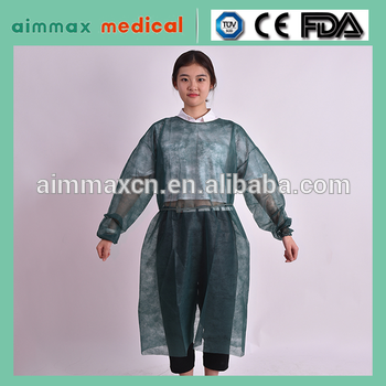 Medical clothes medical consumable surgical gown medical consumable products green