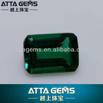 HIgh quality excellent octagon cut-lab created emerald