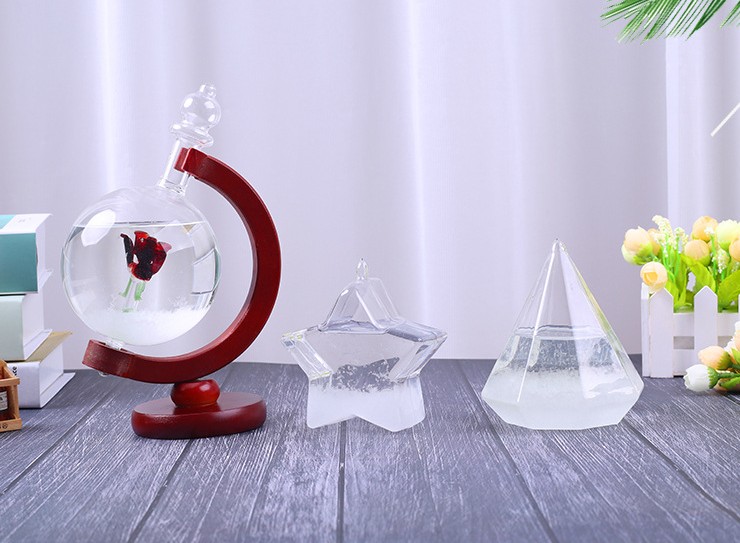 Weather Predictor Storm Glass Barometer forecast bottle with different size