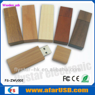 Wood USB disk Wood Novelty USB OEM Wood USB Flash