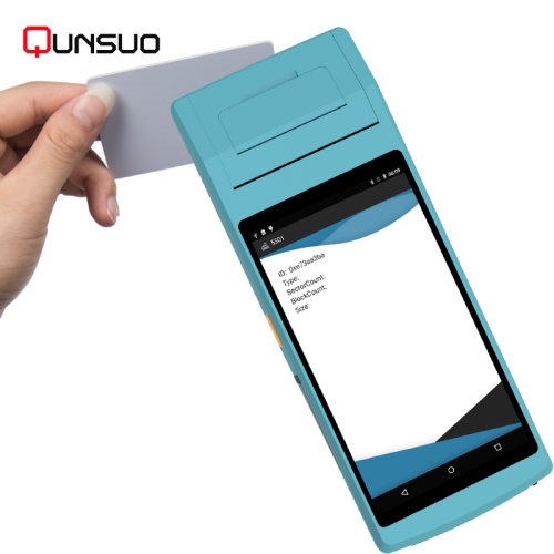 5.5inch Smartphone Android NFC Payment POS with printer