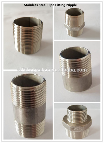 American standard ss304 NPT thread close taper nipple