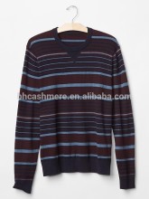 Ugly sweater stripes pullover nice cotton cashmere sweater AW 2016