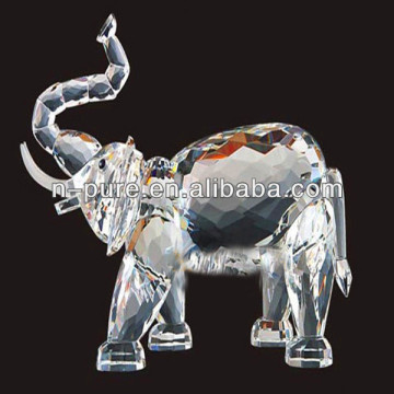 Crystal Elephant Figurines