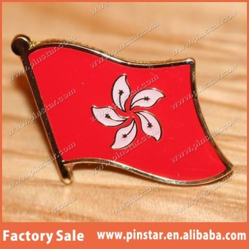 2015 Wholesales High Quality Custom HONG KONG Flag Metal Lapel Pin Badg
