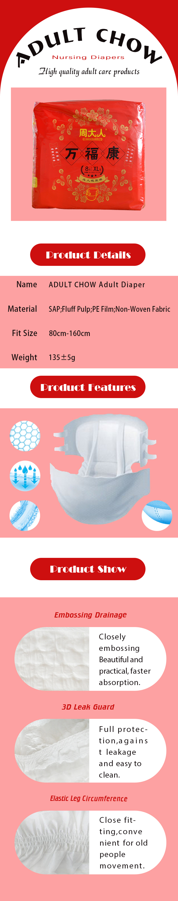 Pañal para adultos Vanfurcare Xl8 Vanfurcare Adult Diaper Xl8