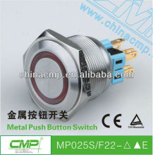 25mm latching push button switch with low price