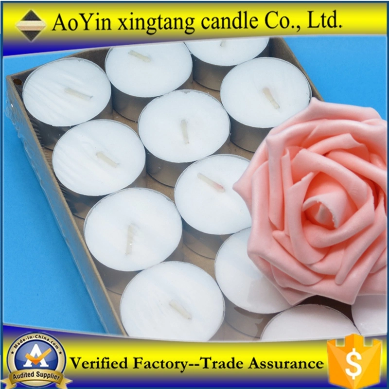 12g 100PCS Unscented White Tealight Candle with Competitive Price