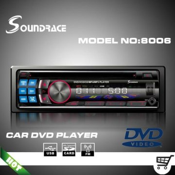 One Din Car Audio Player with USB/SD/CD-ROM