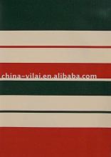 Stripe Printed PVC Leather 0.6mm-0.7mm Thickness With PVC Material