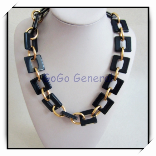 Two-tone Square Chain Saudi Gold Jewelry