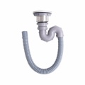 Flexible hose sink and basin drainer waste extendable pipe
