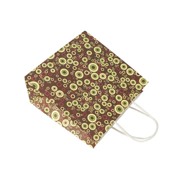 Yellow Customize Kraft Paper Bag For Garment Packaging