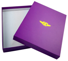 Custom Purple Garment Packaging Box