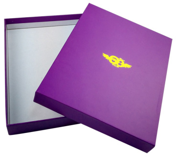 Gold Foil Custom T-shirt Clothing Packaging Box