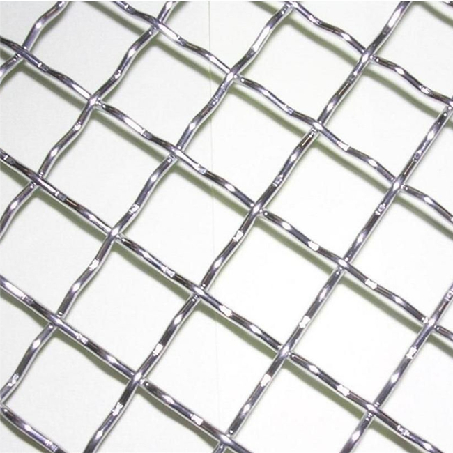 Yaqi customized sample square hole stainless steel crimped wire mesh