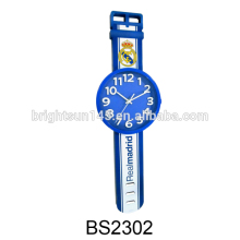 Fancy Watch Design Digital Wall Clock, Real Madrid Barcelona F.C Wall Clock