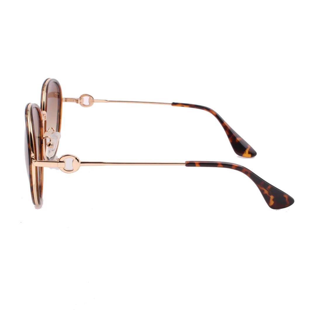 2017 Hot Selling Round Shape Metal Combination Sunglasses